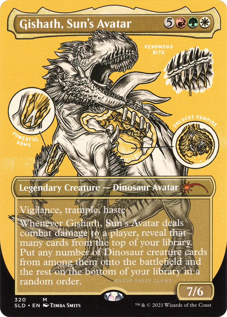Gishath, Sun's Avatar — Secret Lair Drop — Magic: The Gathering