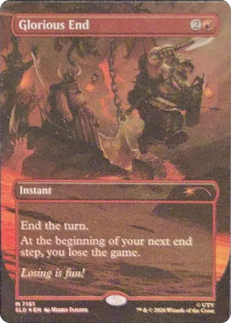 Glorious End — Secret Lair Drop — Magic: The Gathering