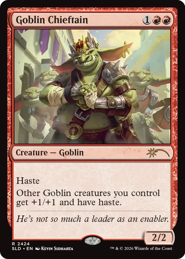 Chef de clan gobelin — Secret Lair Drop — Magic: The Gathering