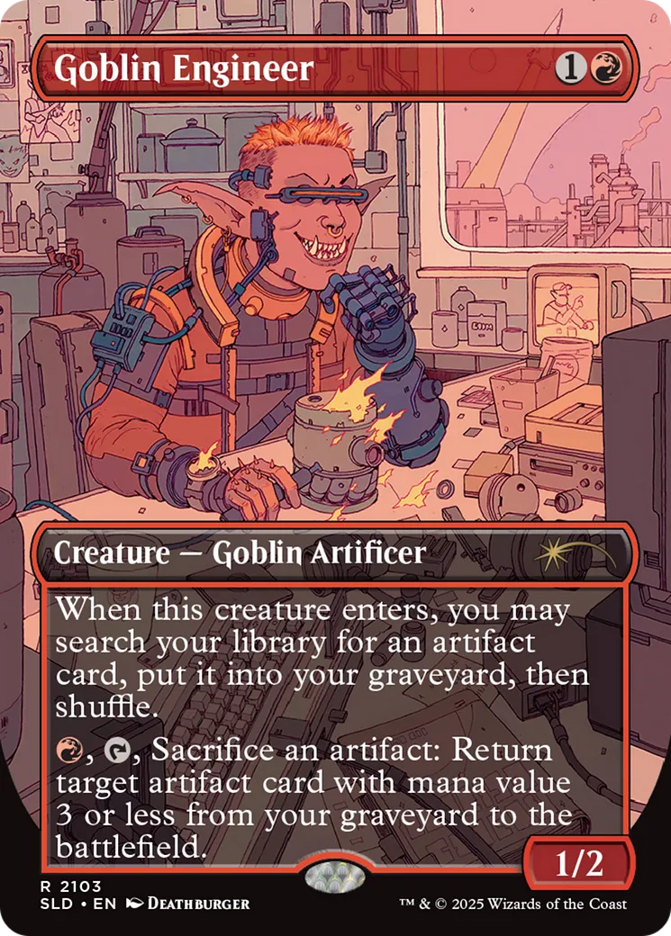 Goblin Engineer from Secret Lair Drop - Magic: The Gathering