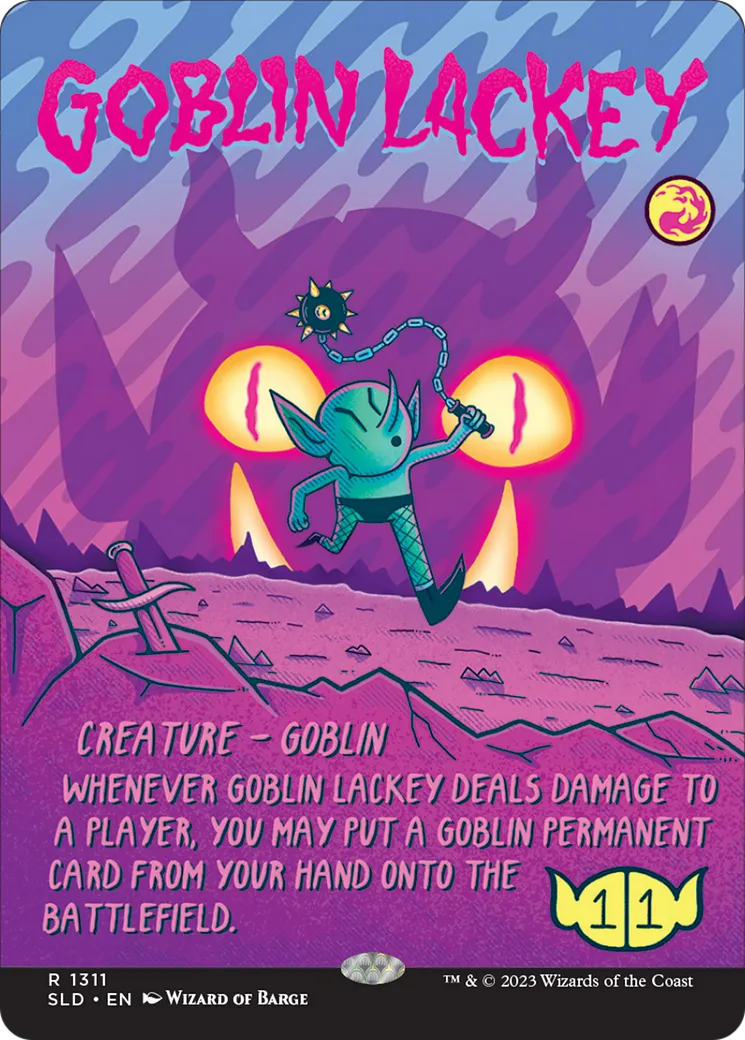 Goblin Lackey — Secret Lair Drop — Magic: The Gathering