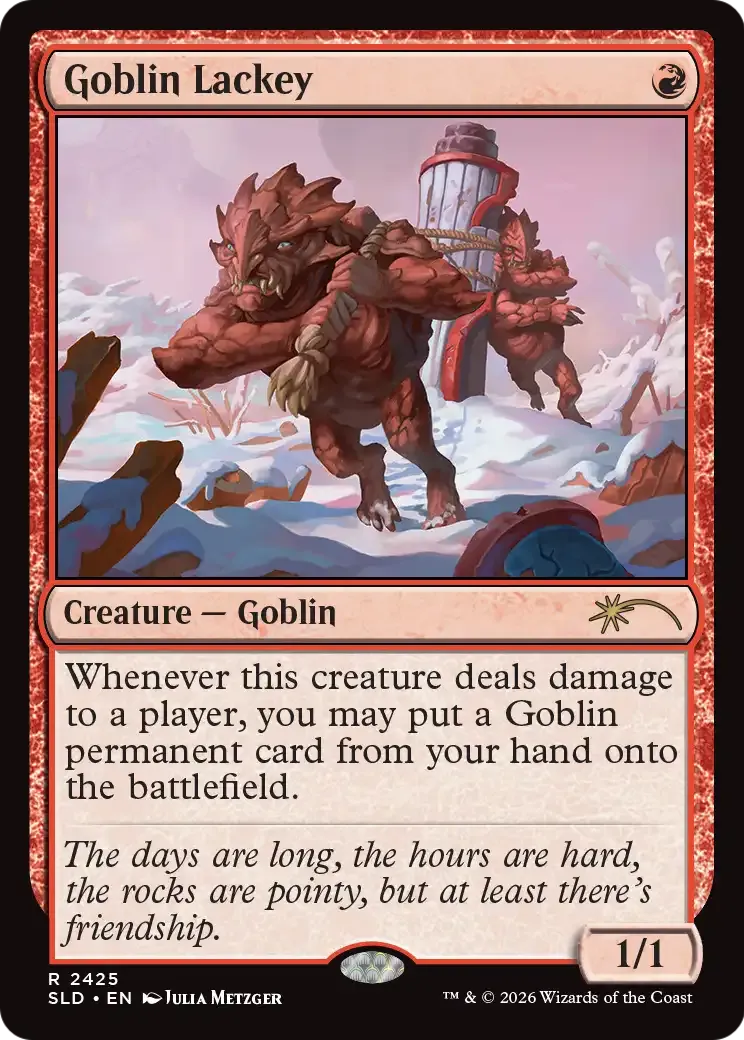 Larbin gobelin — Secret Lair Drop — Magic: The Gathering