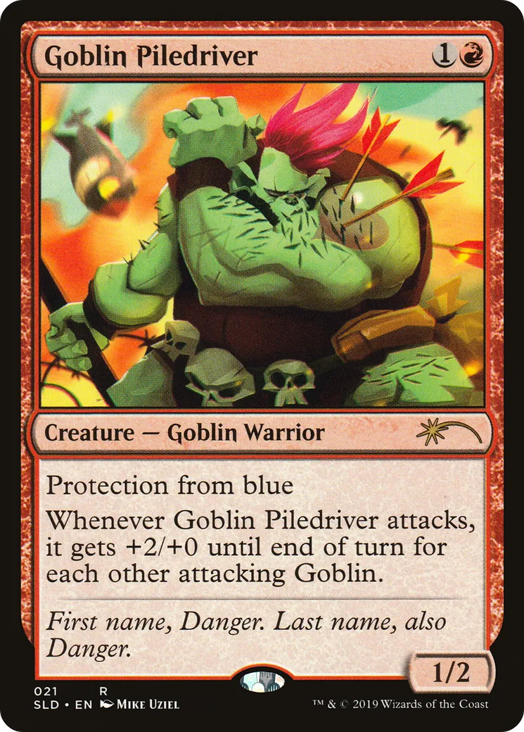 Goblin Piledriver — Secret Lair Drop — Magic: The Gathering