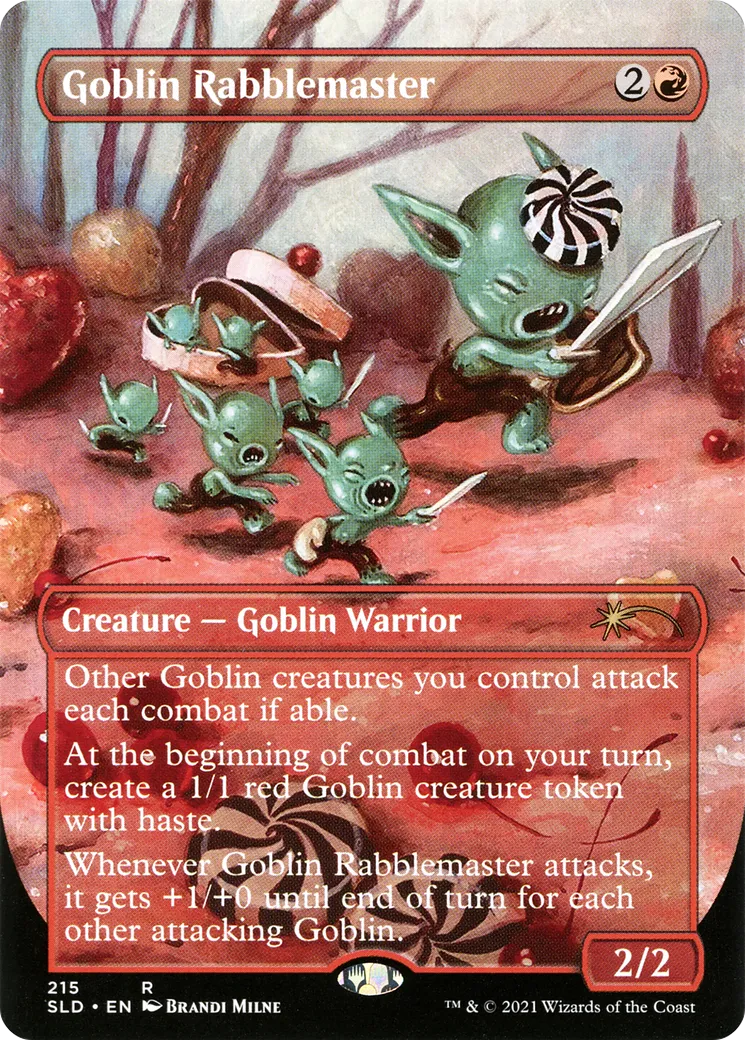Goblin Rabblemaster — Secret Lair Drop — Magic: The Gathering