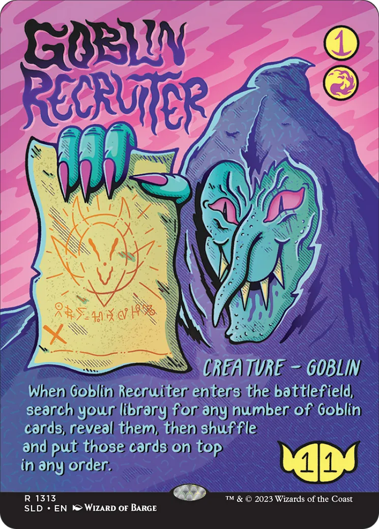 Goblin Recruiter — Secret Lair Drop — Magic: The Gathering