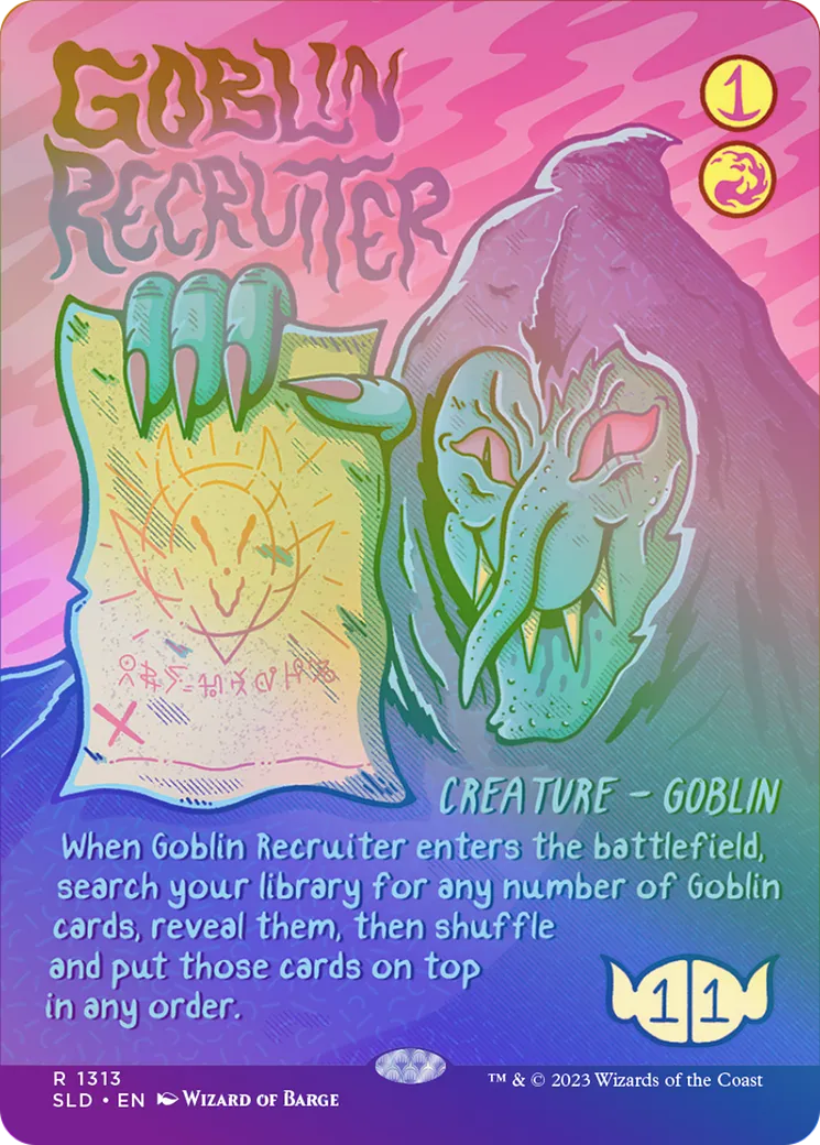 Goblin Recruiter — Secret Lair Drop — Magic: The Gathering