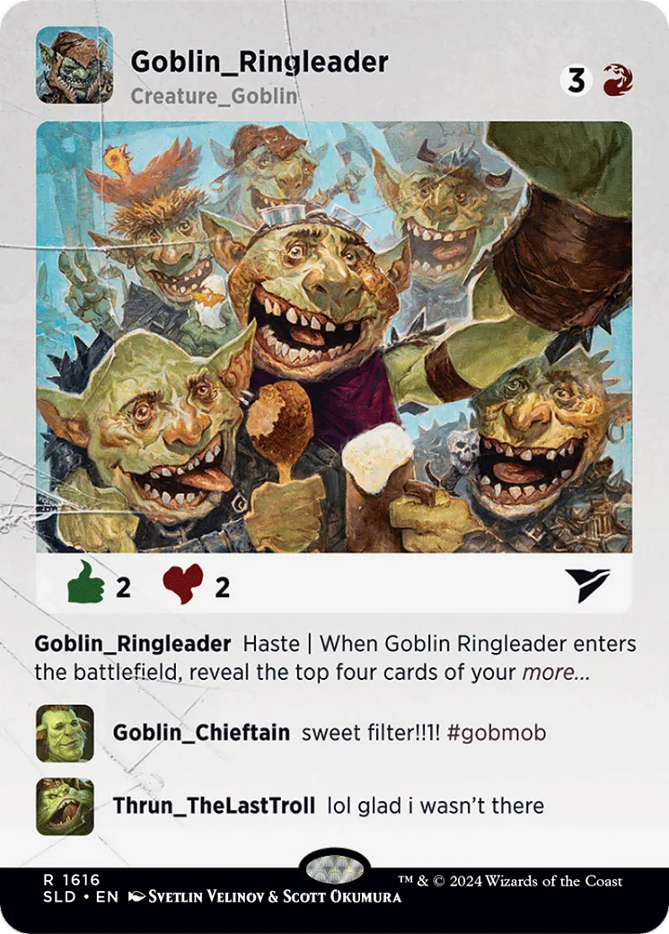 Meneur gobelin — Secret Lair Drop — Magic: The Gathering