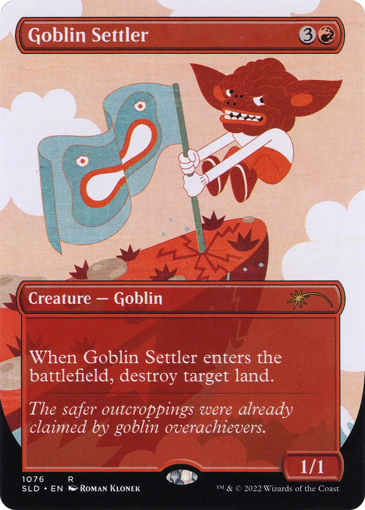Goblin Settler — Secret Lair Drop — Magic: The Gathering