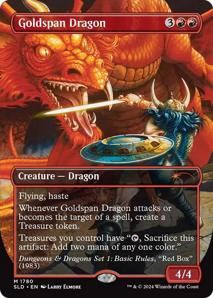 Goldspan Dragon — Secret Lair Drop — Magic: The Gathering