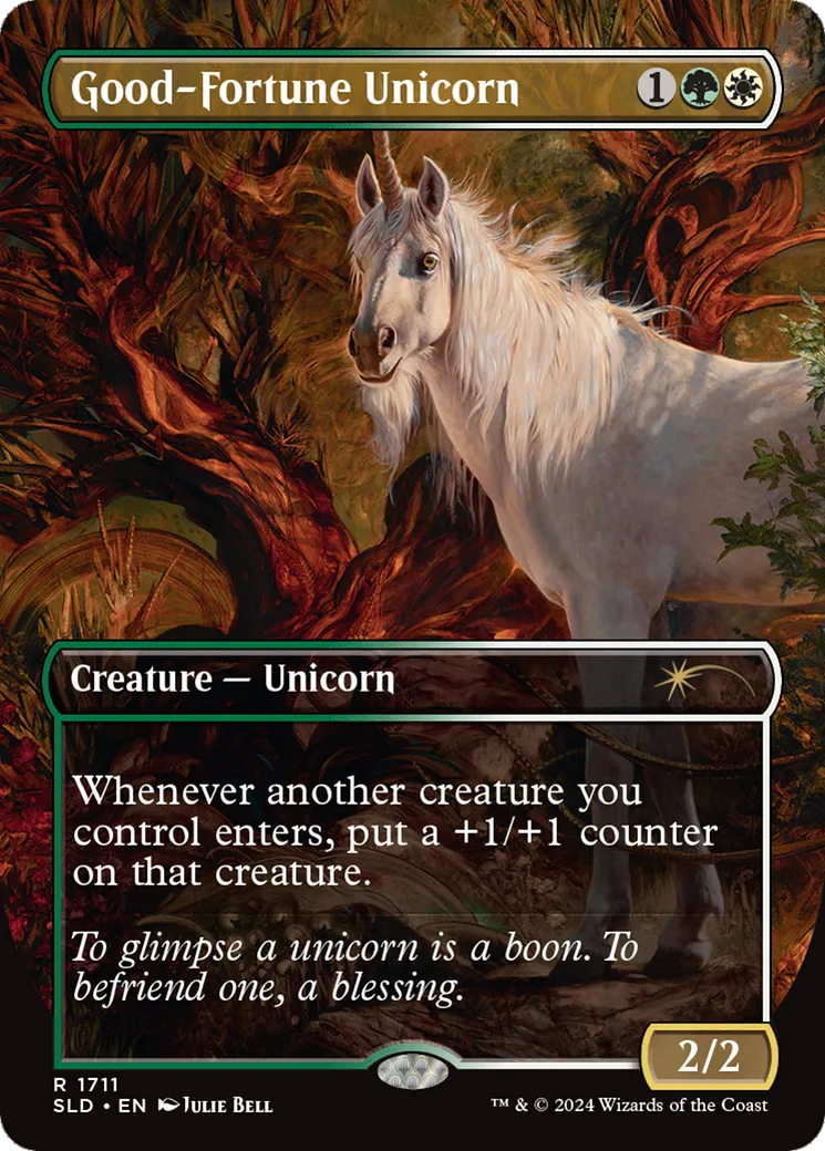 Good-Fortune Unicorn — Secret Lair Drop — Magic: The Gathering