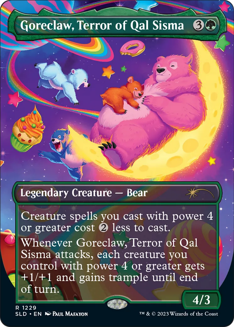 Goreclaw, Terror of Qal Sisma — Secret Lair Drop — Magic: The Gathering