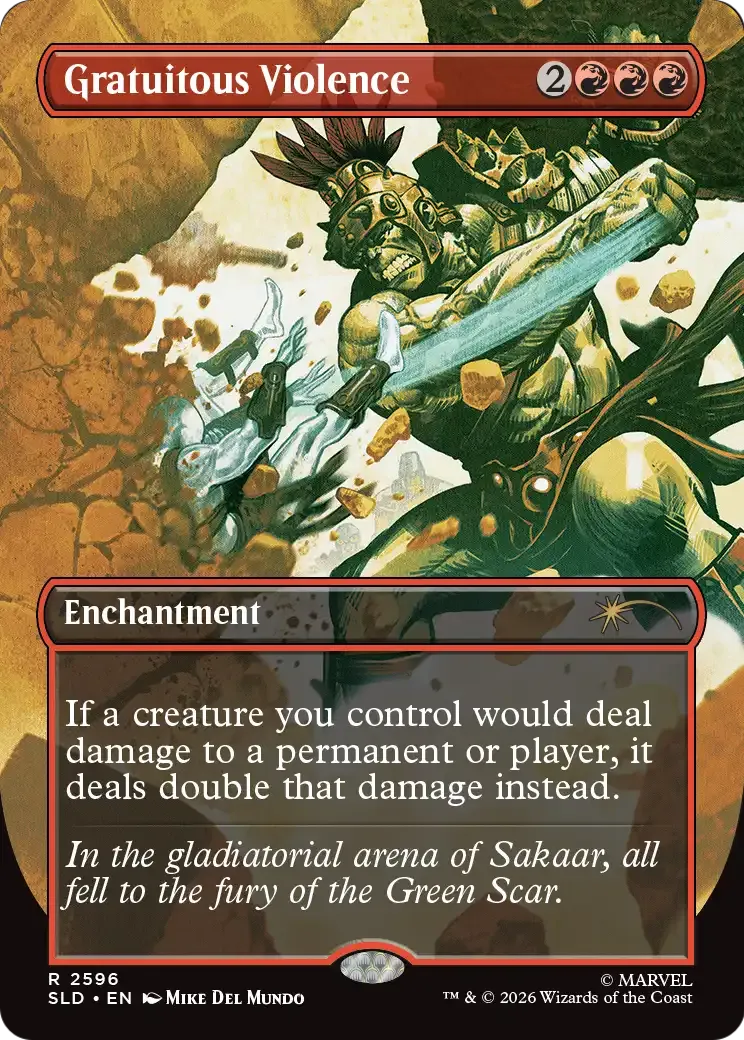 Violence gratuite — Secret Lair Drop — Magic: The Gathering