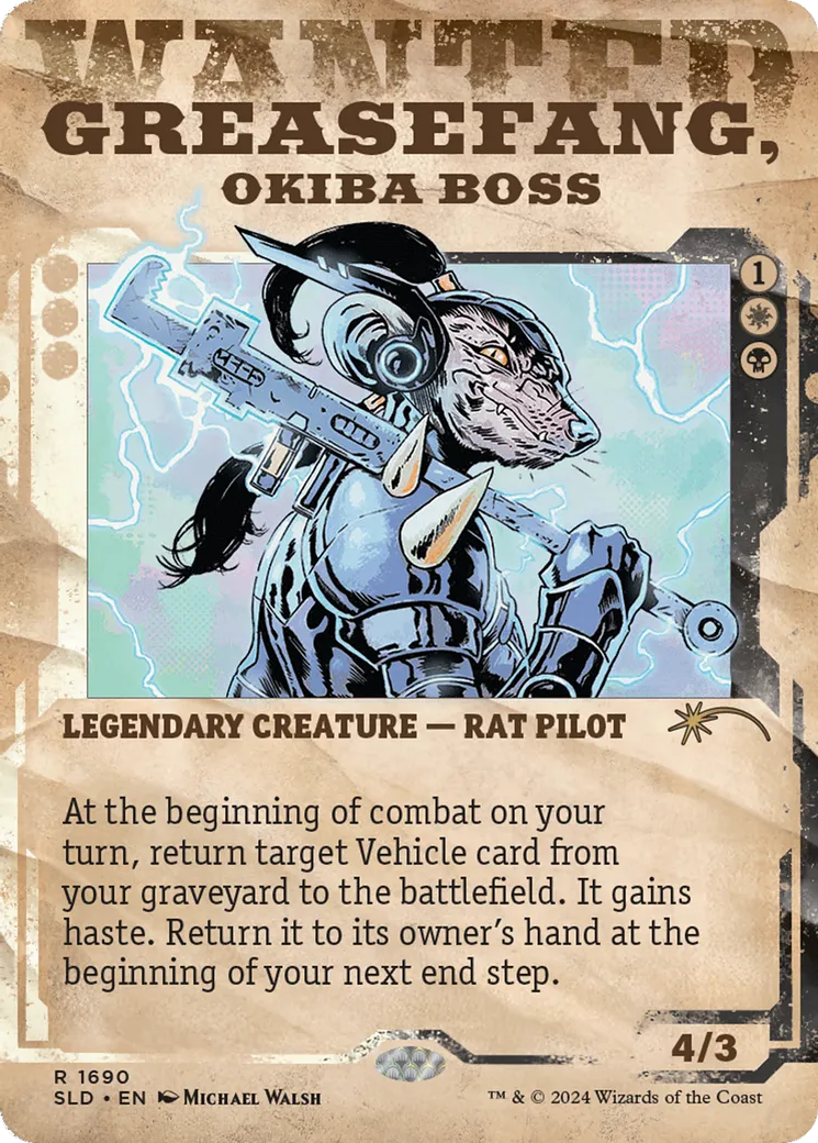 Greasefang, Okiba Boss — Secret Lair Drop — Magic: The Gathering
