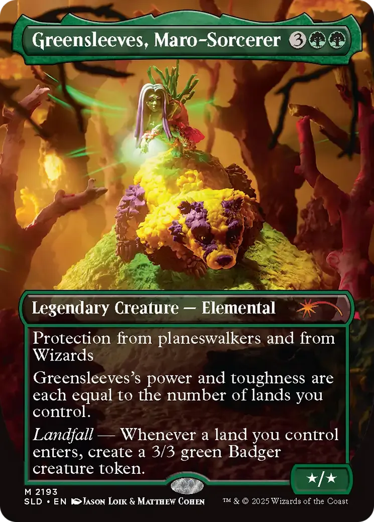 Greensleeves, Maro-Sorcerer — Secret Lair Drop — Magic: The Gathering