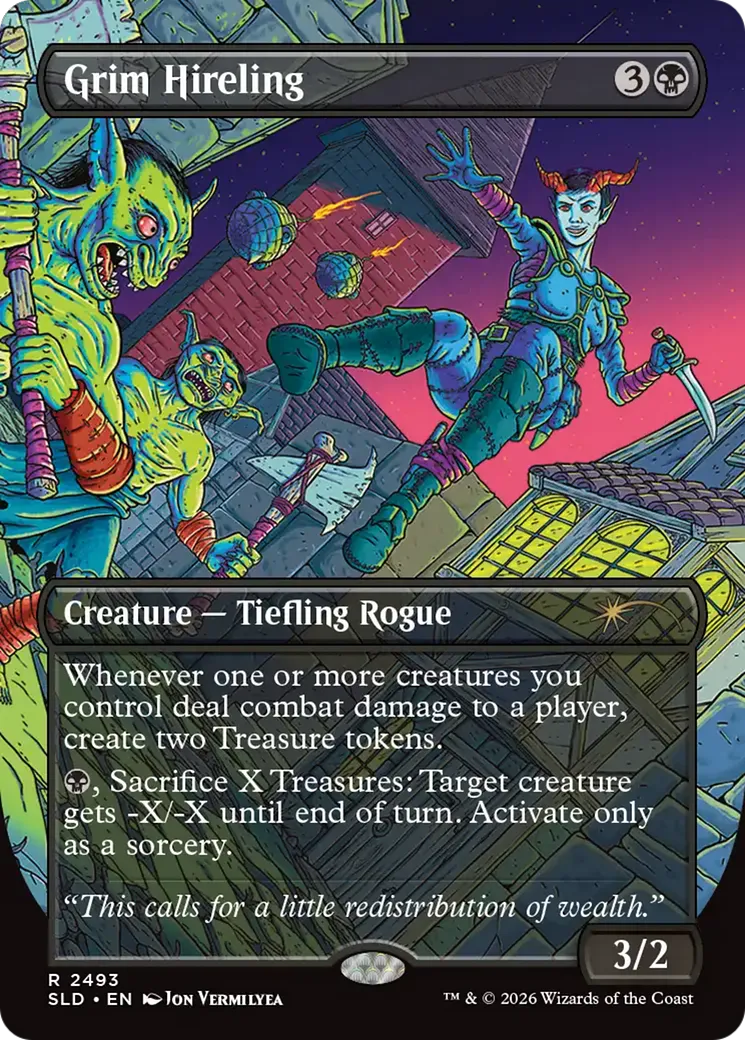 Grim Hireling — Secret Lair Drop — Magic: The Gathering