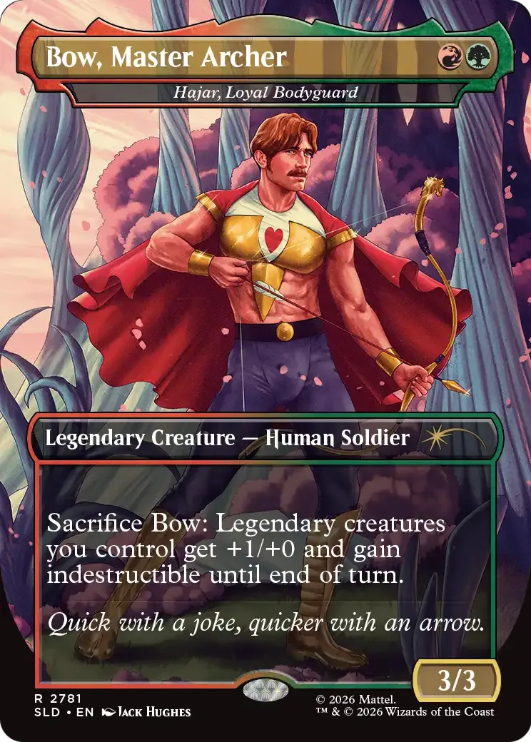 Hajar, Loyal Bodyguard — Secret Lair Drop — Magic: The Gathering