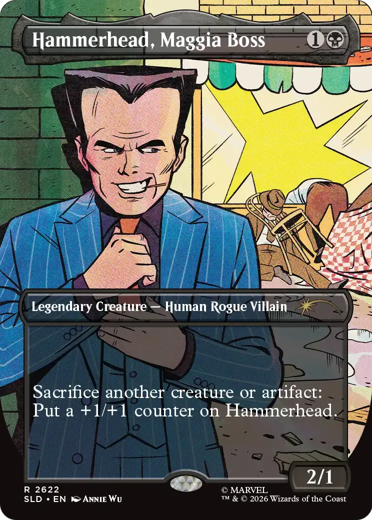 Hammerhead, boss de la Maggia — Secret Lair Drop — Magic: The Gathering