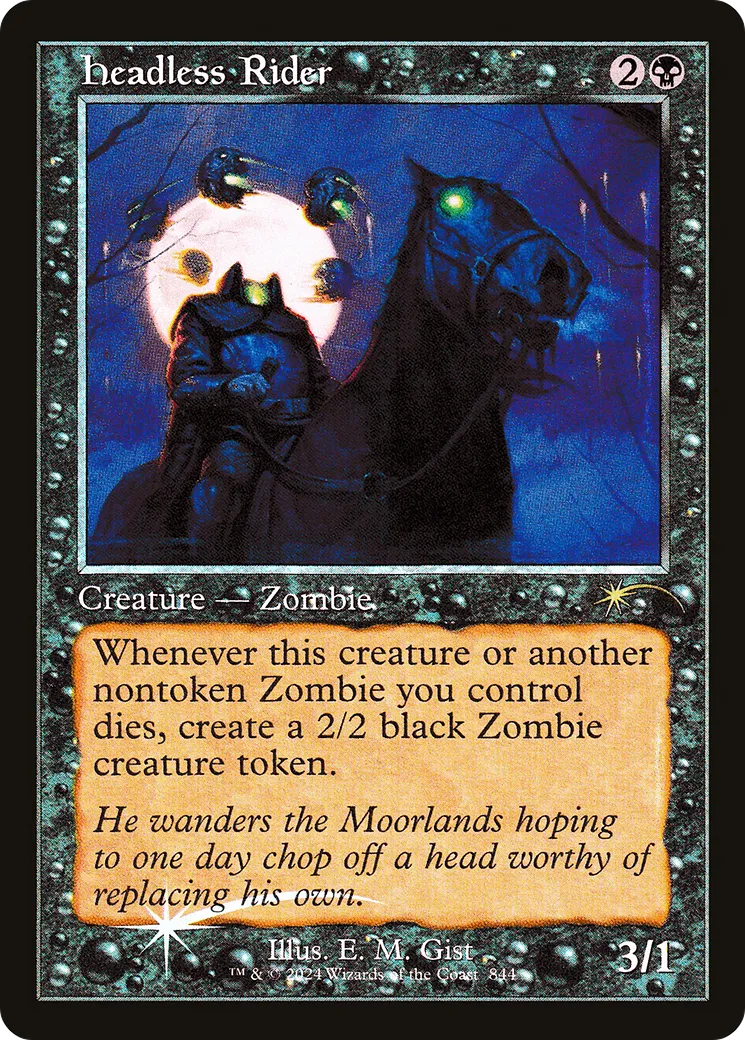 Headless Rider — Secret Lair Drop — Magic: The Gathering