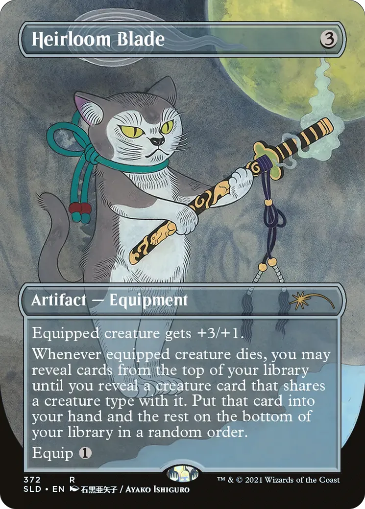 Heirloom Blade — Secret Lair Drop — Magic: The Gathering