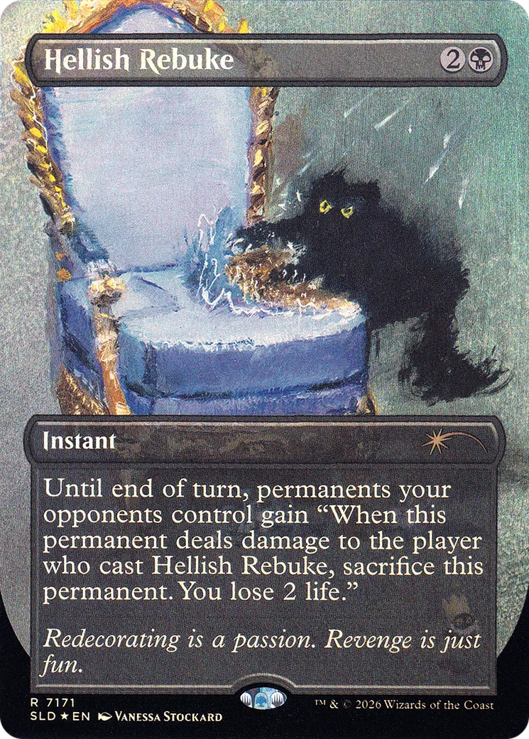 Hellish Rebuke — Secret Lair Drop — Magic: The Gathering