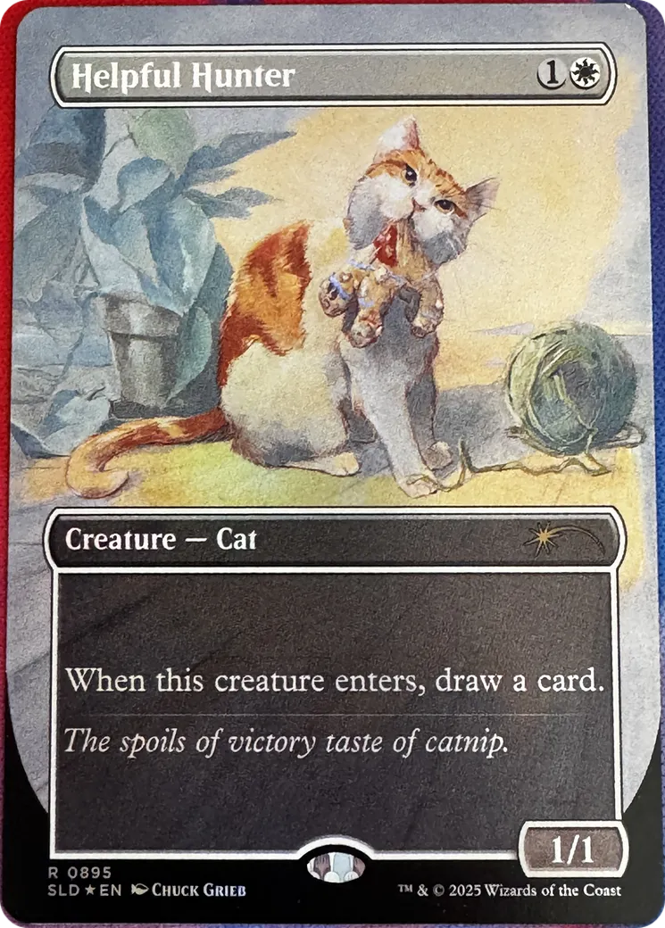 Helpful Hunter — Secret Lair Drop — Magic: The Gathering