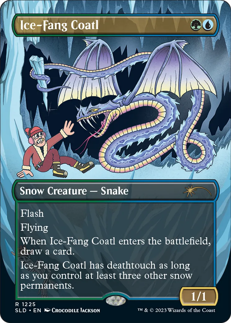 Ice-Fang Coatl — Secret Lair Drop — Magic: The Gathering