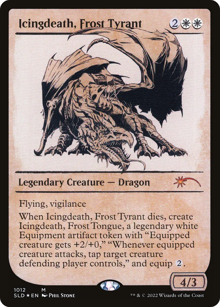 Icingdeath, Frost Tyrant — Secret Lair Drop — Magic: The Gathering