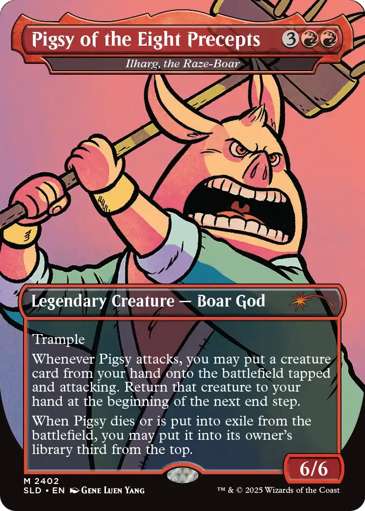Ilharg, the Raze-Boar — Secret Lair Drop — Magic: The Gathering
