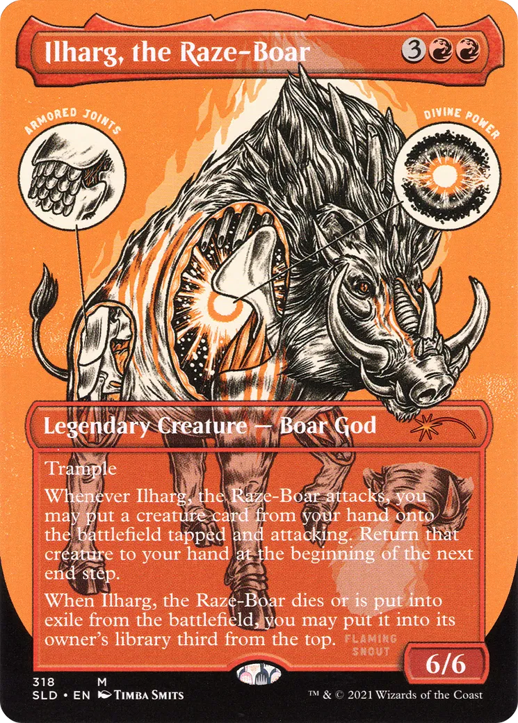 Ilharg, the Raze-Boar — Secret Lair Drop — Magic: The Gathering
