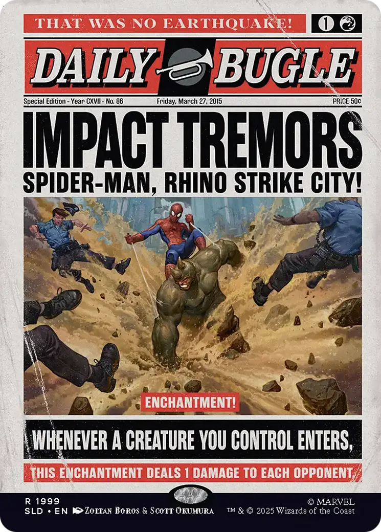 Impact Tremors — Secret Lair Drop — Magic: The Gathering