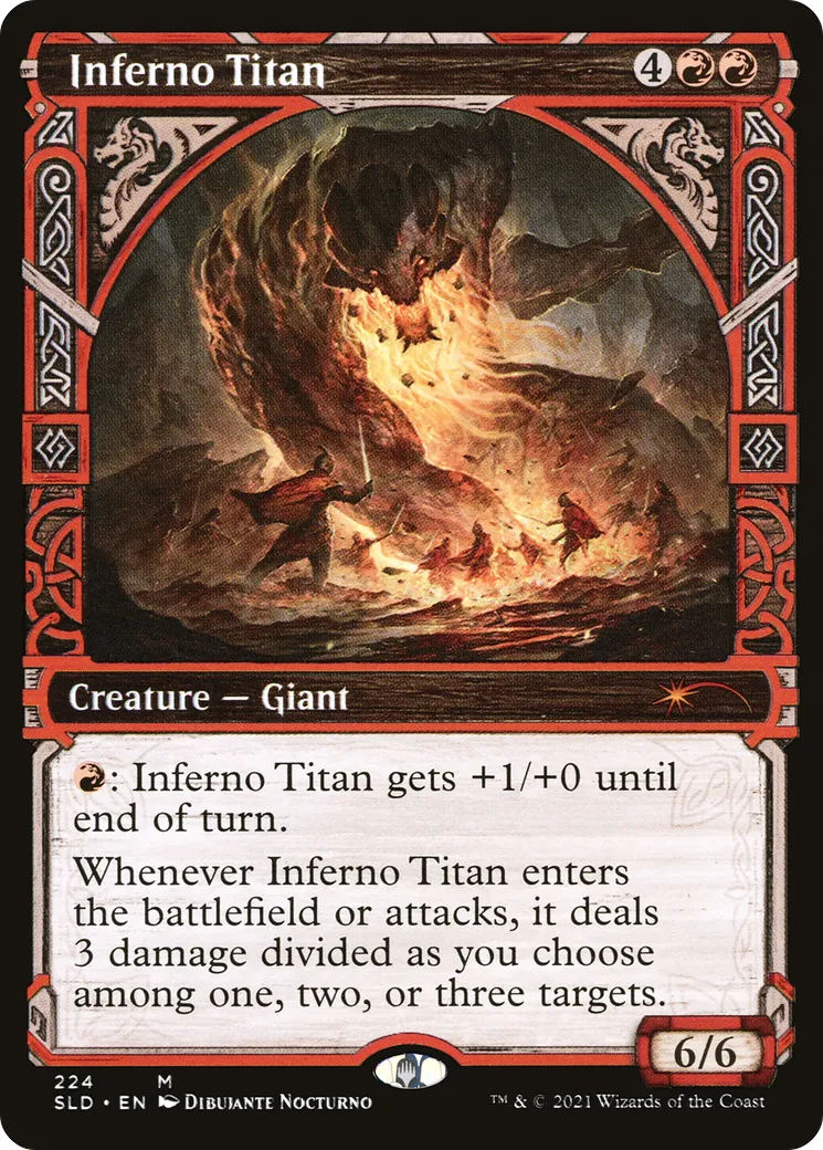 Inferno Titan — Secret Lair Drop — Magic: The Gathering