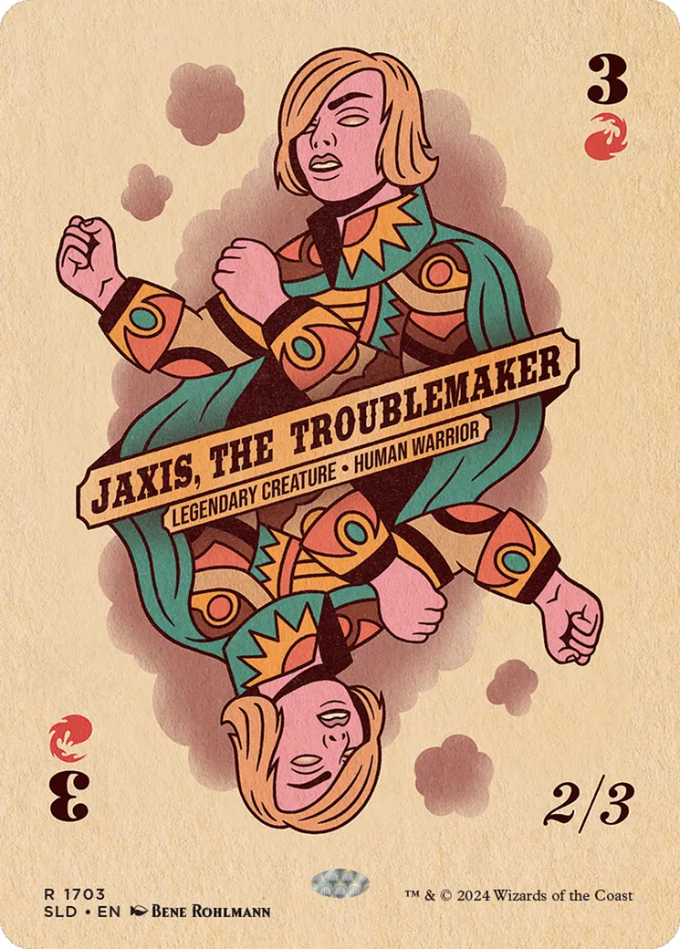 Jaxis, the Troublemaker — Secret Lair Drop — Magic: The Gathering