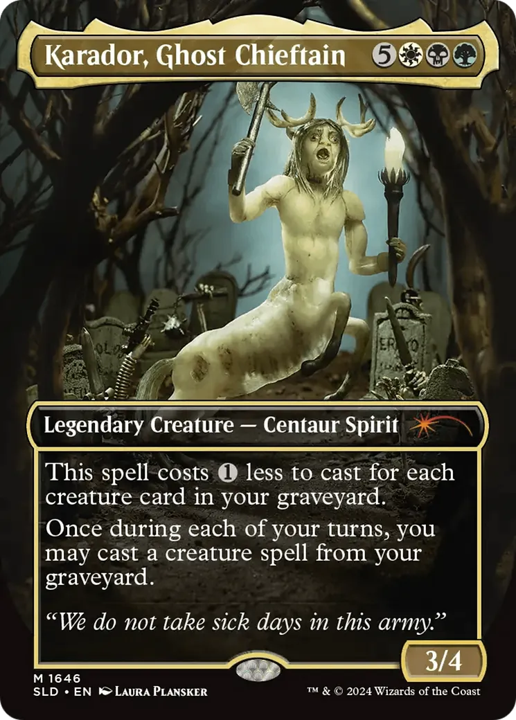 Karador, chef de clan fantôme — Secret Lair Drop — Magic: The Gathering