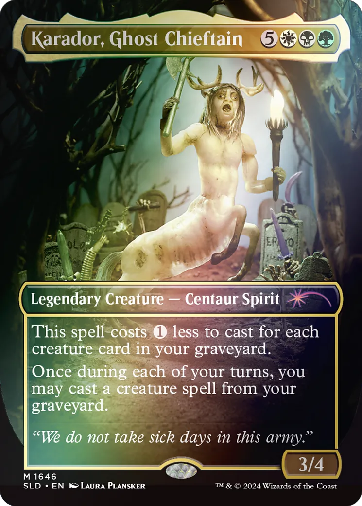 Karador, chef de clan fantôme — Secret Lair Drop — Magic: The Gathering