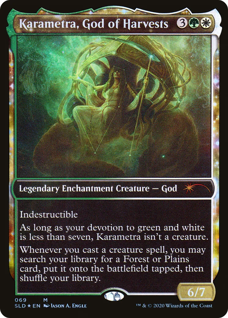 Karametra, God of Harvests — Secret Lair Drop — Magic: The Gathering