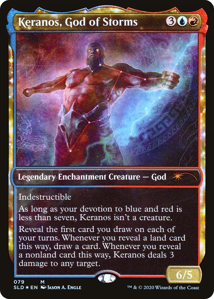 Keranos, God of Storms — Secret Lair Drop — Magic: The Gathering