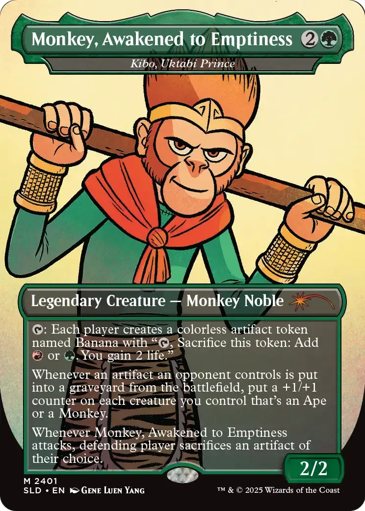 Kibo, Uktabi Prince — Secret Lair Drop — Magic: The Gathering
