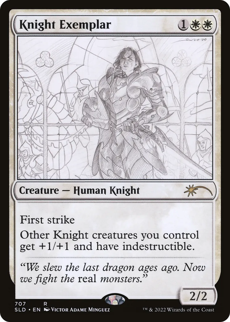 Knight Exemplar — Secret Lair Drop — Magic: The Gathering