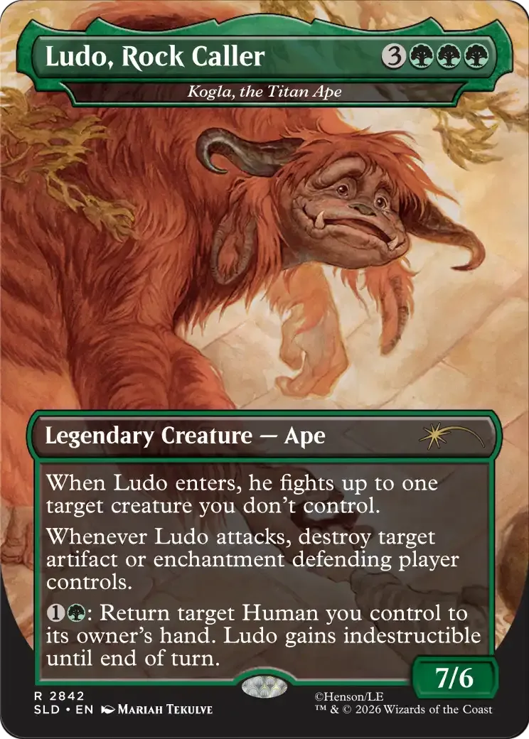 Kogla, the Titan Ape — Secret Lair Drop — Magic: The Gathering