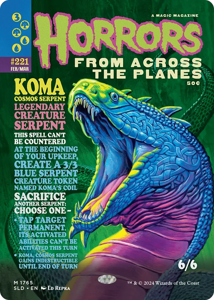 Koma, Cosmos Serpent — Secret Lair Drop — Magic: The Gathering
