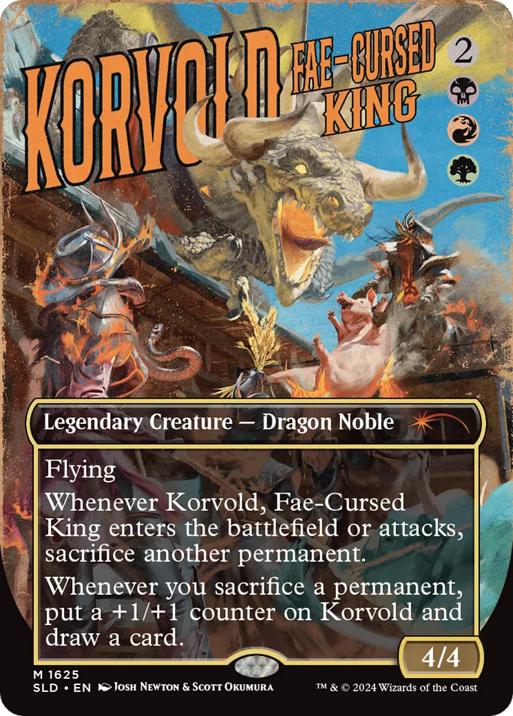 Korvold, roi maudit par les fæs — Secret Lair Drop — Magic: The Gathering