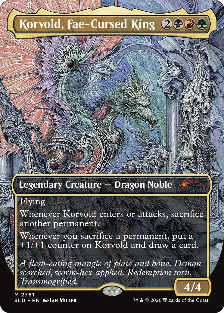 Korvold, Fae-Cursed King — Secret Lair Drop — Magic: The Gathering