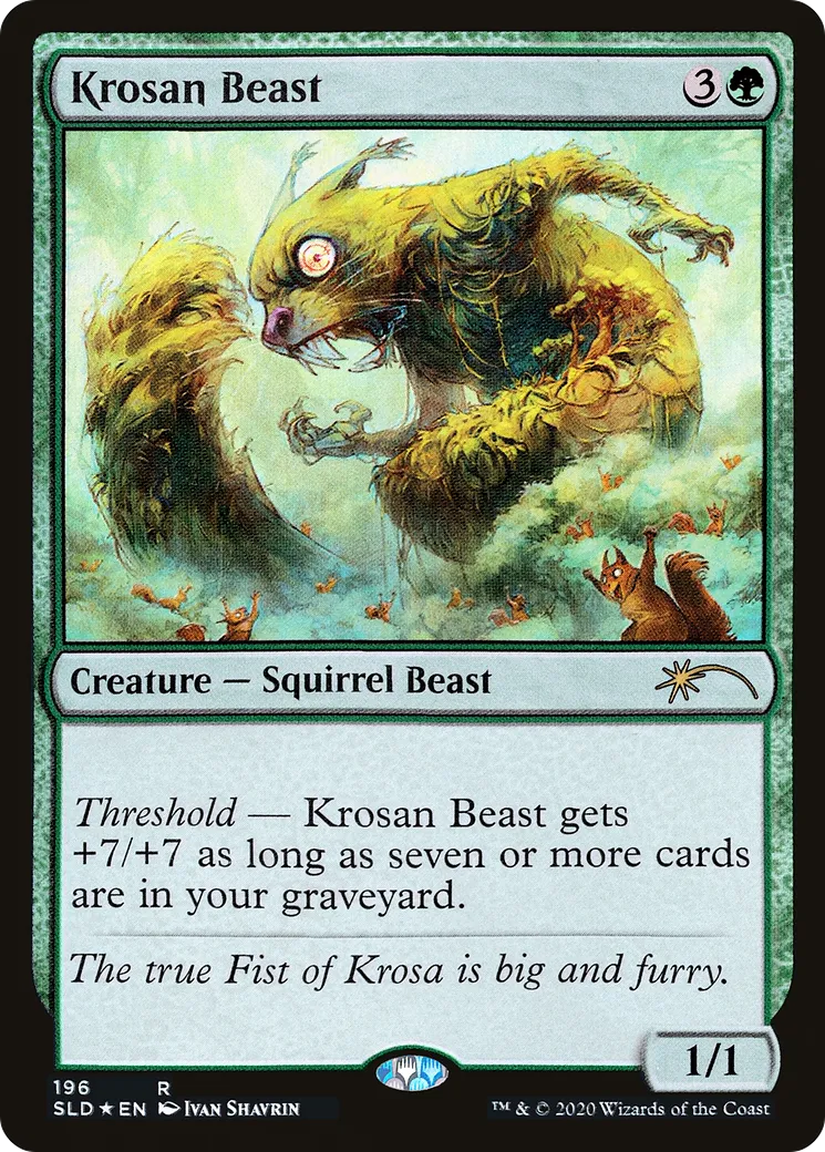 Krosan Beast — Secret Lair Drop — Magic: The Gathering