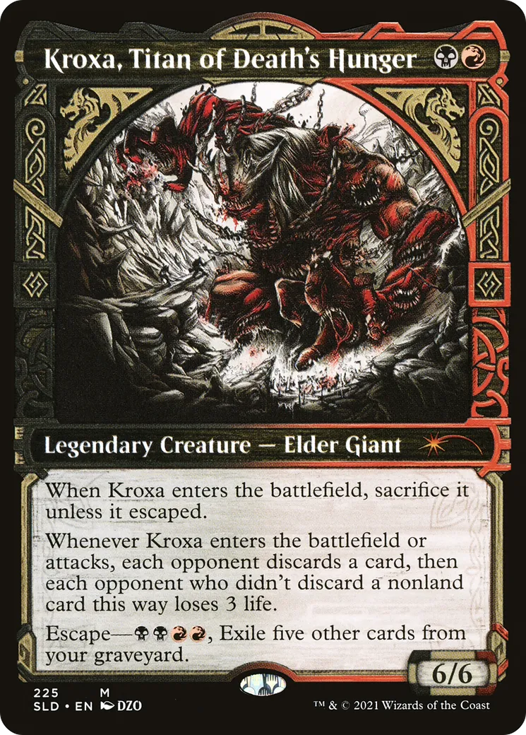 Kroxa, Titan of Death's Hunger — Secret Lair Drop — Magic: The Gathering