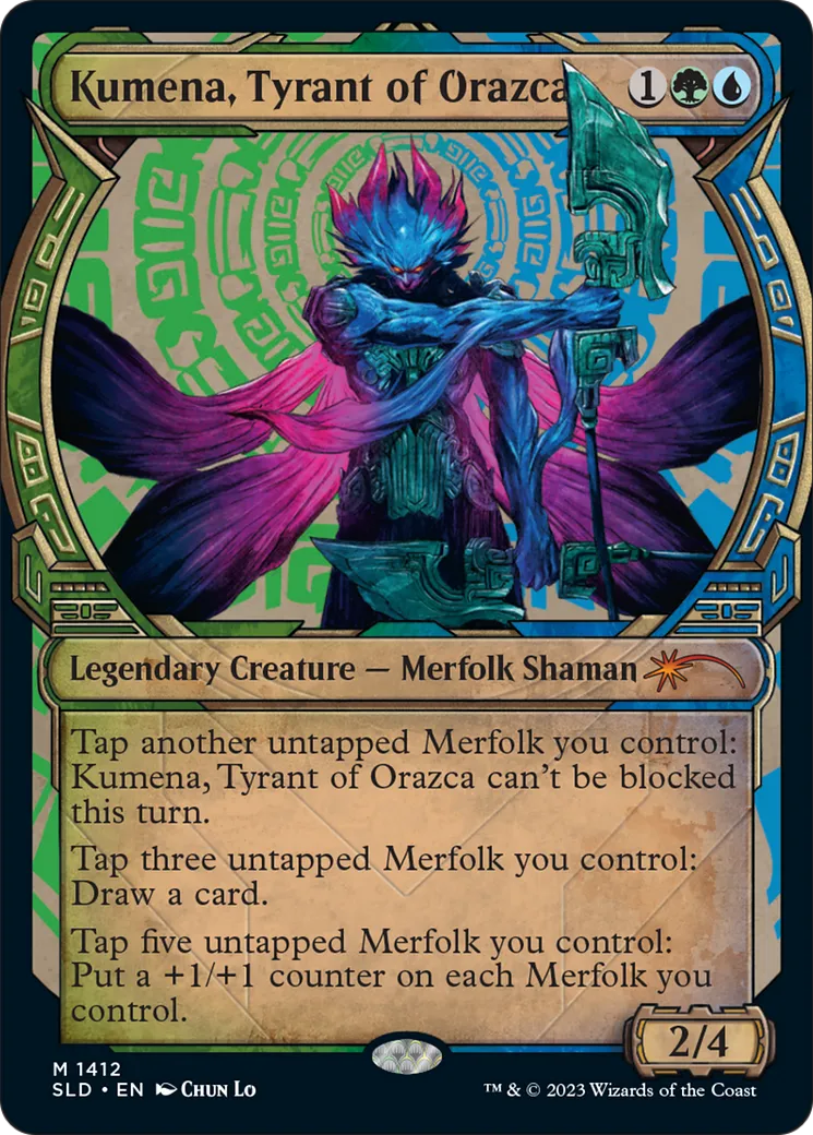 Kumena, Tyrant of Orazca — Secret Lair Drop — Magic: The Gathering