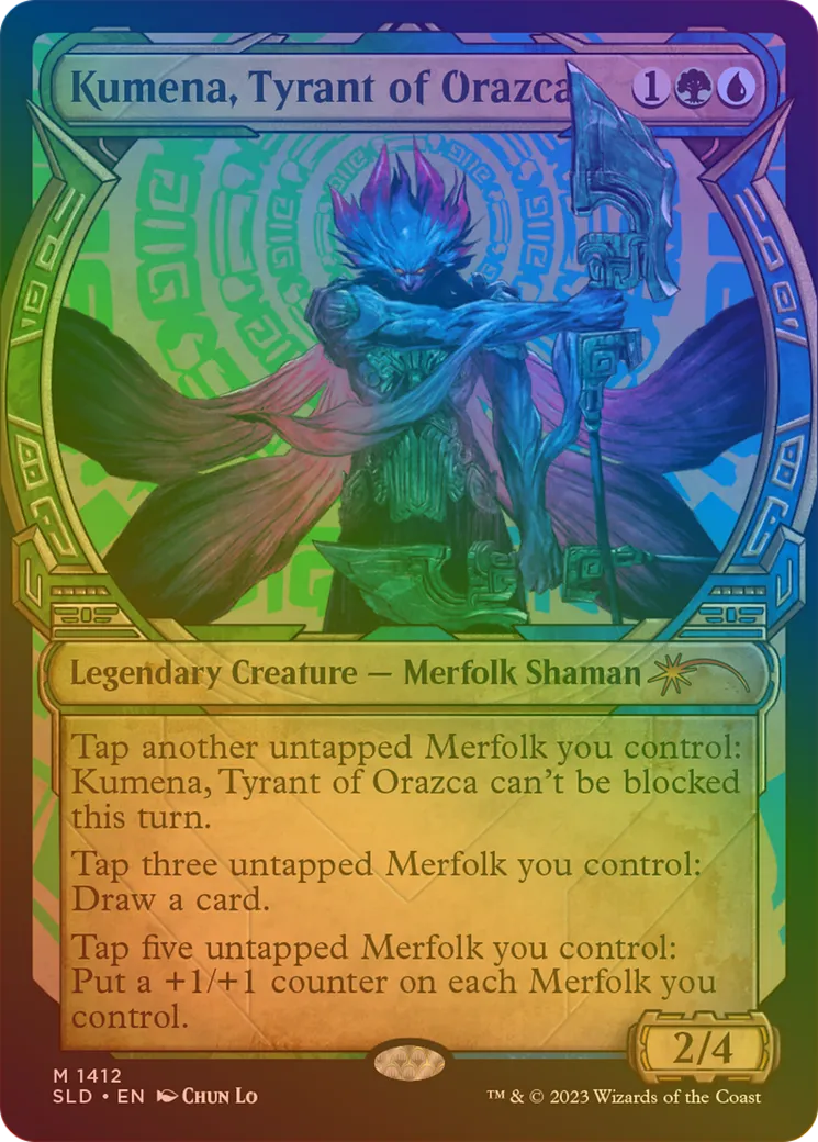 Kumena, Tyrant of Orazca — Secret Lair Drop — Magic: The Gathering
