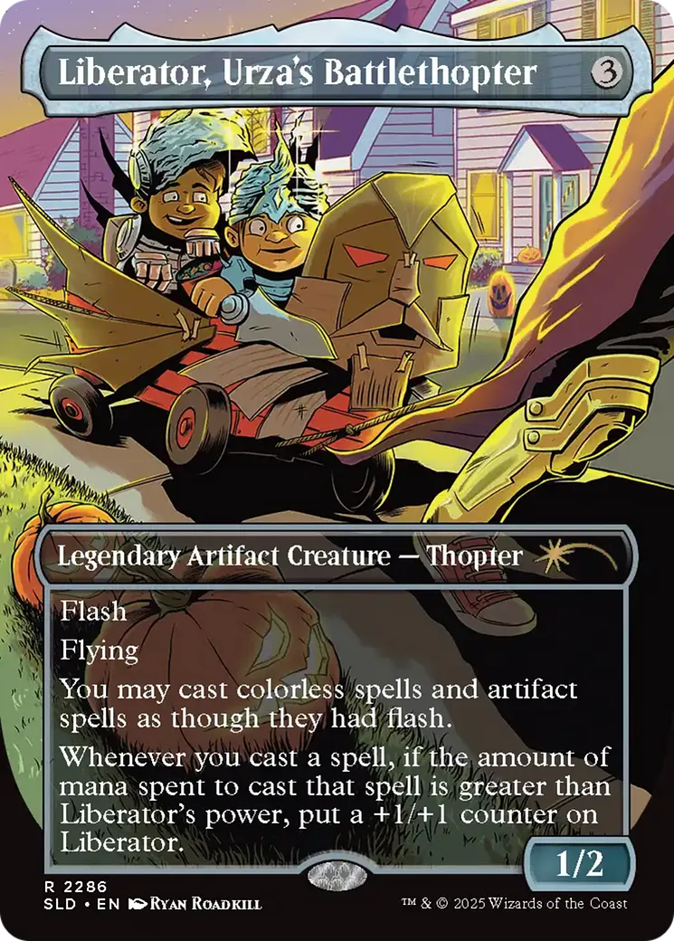 Libérateur, mécanoptère de combat d'Urza — Secret Lair Drop — Magic: The Gathering