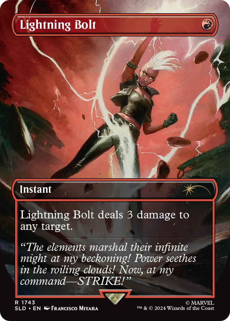 Lightning Bolt from Secret Lair Drop - Magic: The Gathering