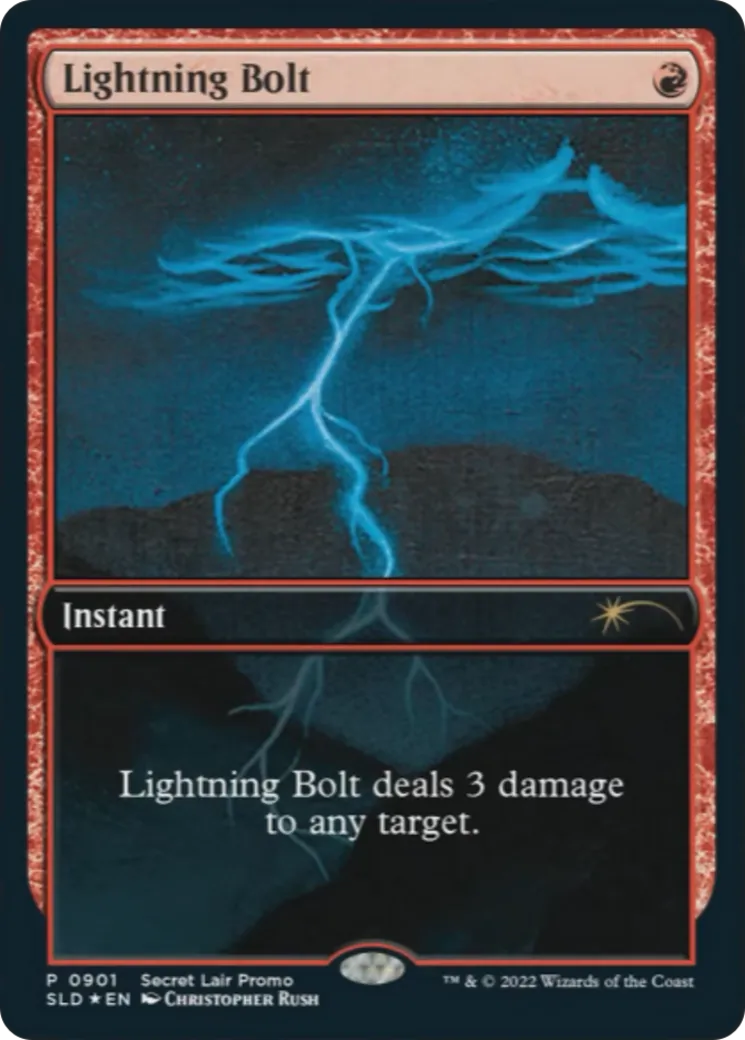Lightning Bolt — Secret Lair Drop — Magic: The Gathering