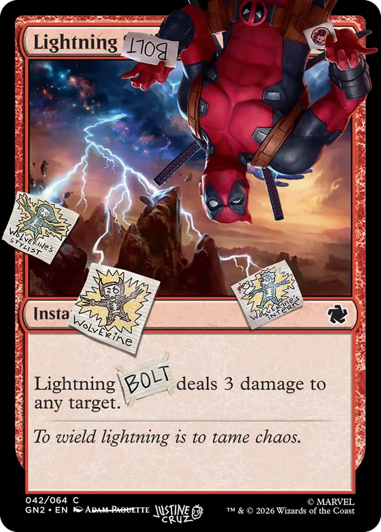Lightning Bolt — Secret Lair Drop — Magic: The Gathering